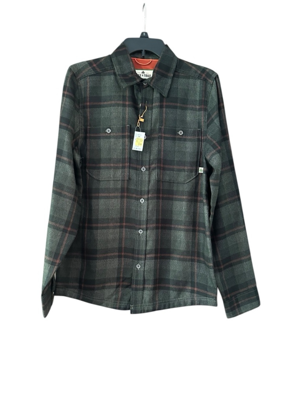 NWT Lake & Trail Flannel Mens size Small